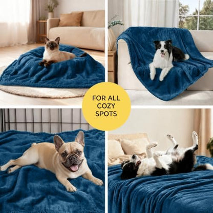 Luciphia Waterproof Blanket for Large Dog, Reversible Sherpa Couch Cover - Image 6