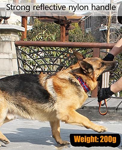 Clysoru Dog Tug Toy Tough Jute Bite Pillow Lasting Training Equipment Puppy to Large Dogs Interactive for Large and Small - Image 6