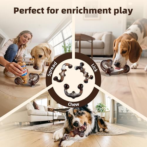 Dog Chew Toys for Aggressive Chewers, 3-Pack Tough Nylon - Image 5