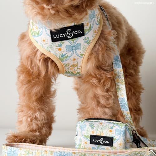 Lucy & Co. Sunshine and Daffodils Dog Poop Bag Holder and Dispenser, Clips to Leash, Water-Repellent Neoprene, Includes Refill Roll - Image 4