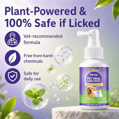 Pet Oral Care Spray, Cat & Dog Breath Freshener Spray, No Brushing - Image 5