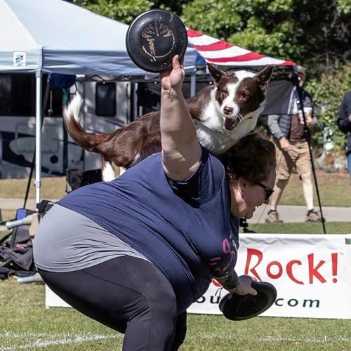 Hyperflite Jawz Dog Flying Disc - World's Toughest Training Dog Toy. Best Competition Flying Disc Toy for Pets, Puncture Resistant - 8.75 Inch - Image 2