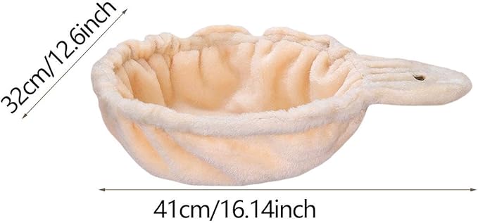 Hammock for, Cozy Nesting Accessory for Indoor Felines, Beige