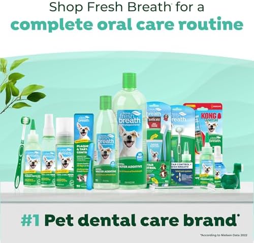 TropiClean Fresh Breath Dental Water Additive, Dog Breath Freshener, 33.8oz - Image 6