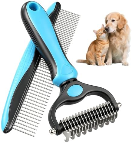 Blue Pet Grooming Kit, Dematting&Finishing Comb,Long-Hair Dog&Cat by Unknown