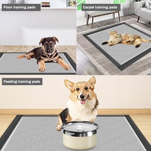 Charcoal Puppy Pads, XL 28"x34", All Edge-Wrapped, Odor-Control Thick Pad - Image 6