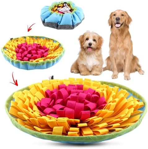 Snuffle Mat for Dogs & Cats, Adjustable Puzzle Toy Slow Feeder - Image 2