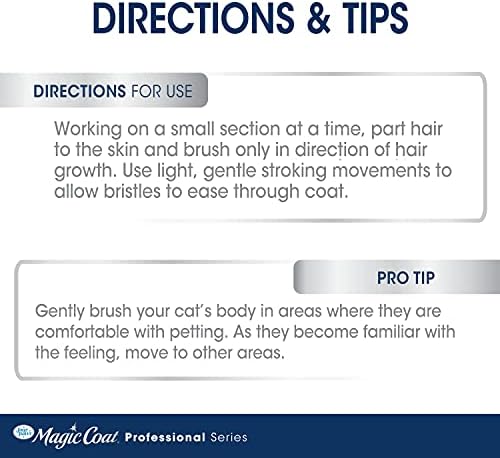 Four Paws Magic Coat Professional Series Cat Slicker Brush for Medium or Long Coats - Gently Removes Excess Hair, Stimulates Natural Oils, Ideal for Cats and Kittens, Lightweight Wood Handle - Image 4