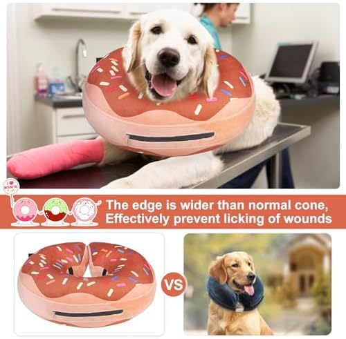 BEAUTYZOO Dog Cone Collar Alternative After Surgery,Pet Neck Donut E‑Collar - Image 3