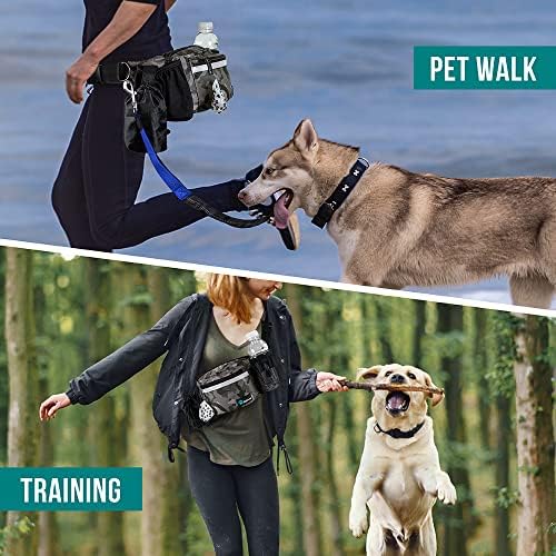 PetAmi Dog Fanny Pack, Treat Pouch for Dog Walking Training, Camo Black - Image 6