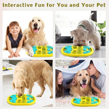 Dog Puzzle Toy, Interactive Treat Dispensing Toys, Yellow - Image 6