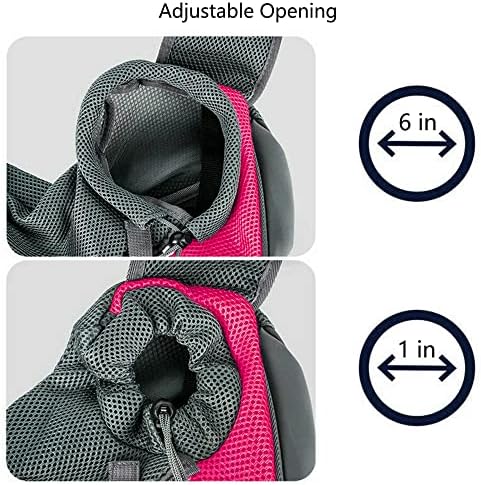 Kucehiup Pet Sling Carrier Travelling Hands-Free Puppy Backpack - Image 5