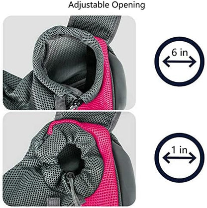 Kucehiup Pet Sling Carrier Travelling Hands-Free Puppy Backpack - Image 5