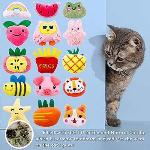 Mini Cat Catnip Toys for Indoor Cats 20 Pack - Image 3