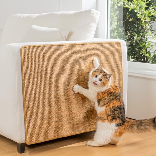 Conlun Cat Scratching Pad, 23.6x31.5in Sisal Mat Couch Protector by Conlun