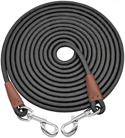 40FT Dog Tie Out Leash Long Tether 8-10-13-15-20-25-30-35-50-65FT by SEPXUFORE