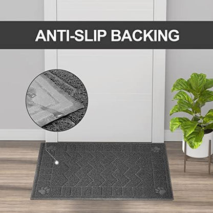 Cat Litter Box Mat, 35" x 24" Large Waterproof Litter Trapping Mat - Image 6
