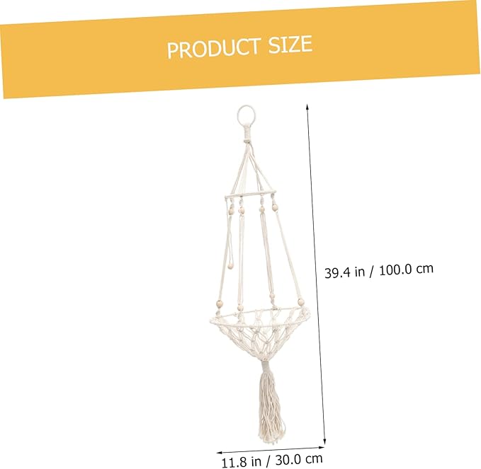 Style Handwoven Cat Hammock Bed Macrame Hanging Cat Bed for Indoor s Swing for Pets Cozy Hanging Nest for Relaxing and Lounging