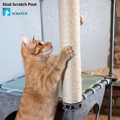 Kitty City Cat Furniture Accessories Cat Scratching Post Replacement and Only Compatible with Kitty City Playsets - Image 5
