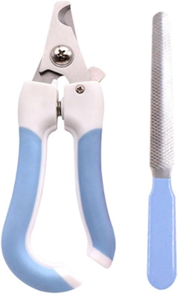 Pets Nail Clippers and Trimmers-with Safety Guard to Avoid Overcutting, Free Nail File, Razor Sharp Blade-Professional Grooming Tool for Pets,Suit for Dogs and Cats