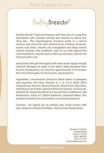 Healthy Breeds Havanese Oatmeal Shampoo with Aloe 16 oz (Pack of 2) - Image 5