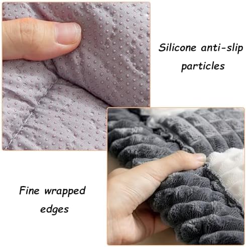 Dog Bed for Car, Backseat Pet Bed Mat, Dog Seat Cover for Car Back Seat, Non-Slip Travel Pet Mat, Fit for Backseat Extenders and Seat Covers (Gray&White, 24.8x54inch) - Image 6