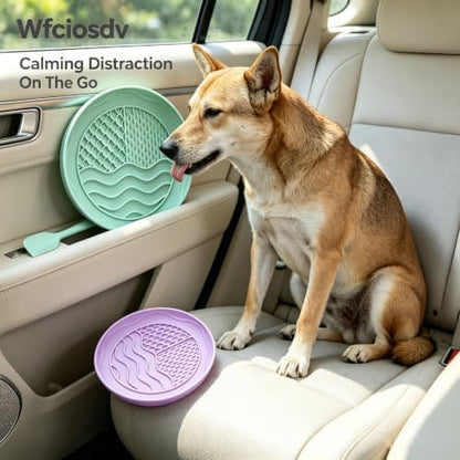 2Pcs Lick Mat for Dogs Cats,Suction Slow Feeder with Fish Scale - Image 7