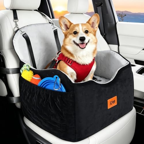 KYG Dog Car Seat for Small/Medium Dogs Under 35lbs by KYG