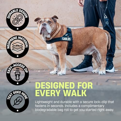 Dog Friendly Co. Poop Bag Holder for Leash, Doggie Waste Bag, Premium Khaki - Image 6