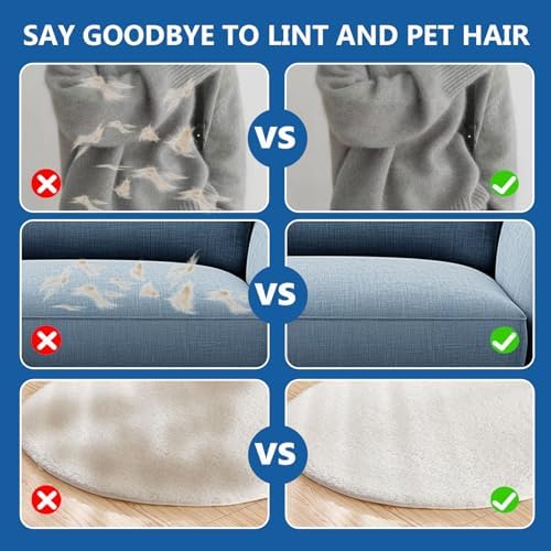 2 Packs 5-Finger Pet Hair Removal Glove,Remover Tool for Dogs Cats - Image 4