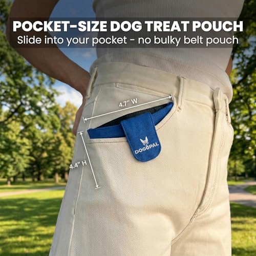 DOGOPAL Dog Treat Pouch for Training, Compact Pocket Treat Pouch with Magnetic Closure, Slim Dog Treat Bag and Treat Holder for Walks (Brown) - Image 2