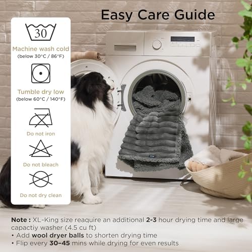 Bedsure ComfyFleece™ Waterproof Dog Blankets for Large Dogs,50x60 - Image 6
