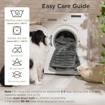 Bedsure ComfyFleece™ Waterproof Dog Blankets for Large Dogs,50x60 - Image 6