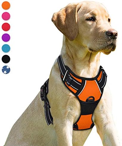 BARKBAY Dog Harness No Pull for Medium Sized Dog Front Back Clips,Dog Vest by BARKBAY