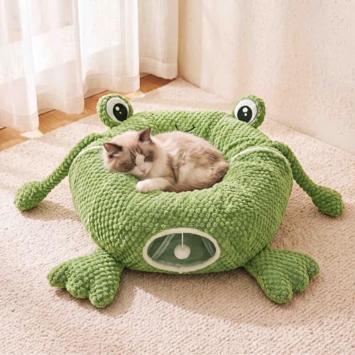 Cat Tunnel Bed with 20 Cat Toys,Kitten Toys for Indoor Kittens,Green - Image 5