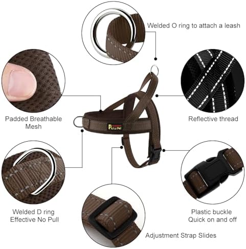 Plutus Pet No Pull Dog Harness for Puppy Small Dogs, Breathable Mesh Padded - Image 2