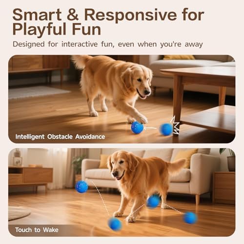 Interactive Dog Ball, Smart Interactive Dog Toys for Medium and Large Dogs - Image 4