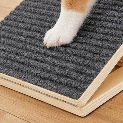 2PCS Adjustable Wooden Dog Ramp for Small Medium Dogs, Non-Slip Foldable Pet Ramp for Bed Couch Stairs, Ideal for Senior Dogs & Joint Pain, Portable Height Adjustable Dog Stairs for Indoor Use - Image 4