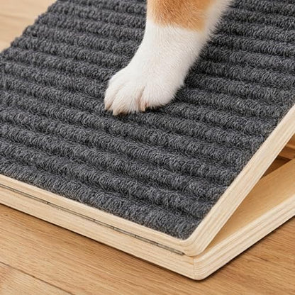 2PCS Adjustable Wooden Dog Ramp for Small Medium Dogs, Non-Slip Foldable Pet Ramp for Bed Couch Stairs, Ideal for Senior Dogs & Joint Pain, Portable Height Adjustable Dog Stairs for Indoor Use - Image 4