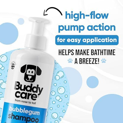 Bubblegum Dog Shampoo by Buddycare | Deep Cleansing Shampoo for Dogs | Bubblegum Scented | with Aloe Vera and Pro Vitamin B5 (50.72oz) - Image 6