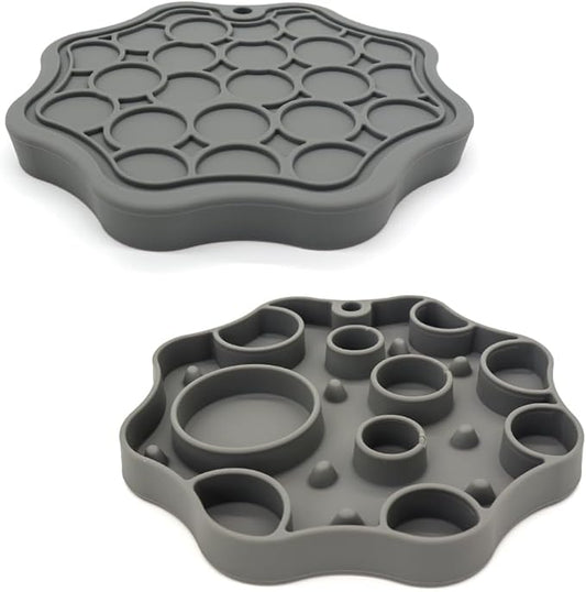 Dog Slow Feeder, Moon Dual-Sided Pet Feeding Bowl, Food-Grade Silicone, Slow Feed & Lick-Friendly Design, Easy to Clean, Anti-Slip, Durable & Safe for Cats and Dogs Cloud