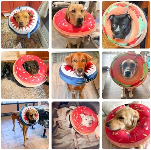 BEAUTYZOO Dog Cone Collar Alternative After Surgery,Pet Neck Donut E‑Collar - Image 3