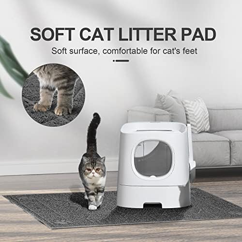 Cat Litter Box Mat, 35" x 24" Large Waterproof Litter Trapping Mat - Image 5
