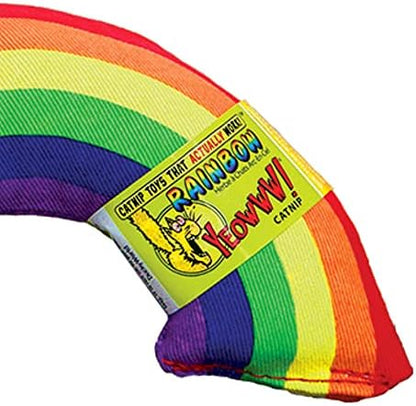 (2 Pack) Yeowww Catnip Toy, Rainbow 6" - Image 2