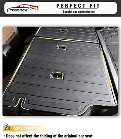 Cargo Liner Compatible with 2021-2026 Bronco Sport Trunk Mat Back Seat Cover Protector (Backrest Mats) - Image 4