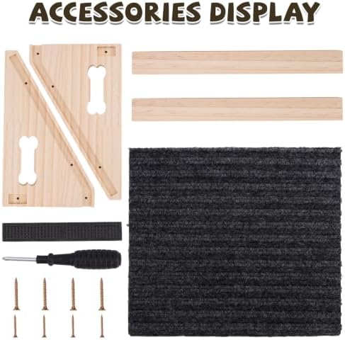 NQEUEPN Wooden Pet Ramps for Stairs, Non-Slip Low-Angled Dog Cat Ramps - Image 3