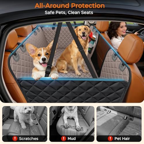 URPOWER Hard Bottom Dog Car Seat Cover, Back Seat Extender for Cars & SUVs - Image 4