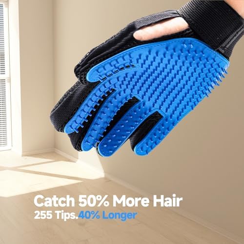 NVNAN Pet Hair Remover Roller and Grooming Glove Set for Dogs & Cats - Image 6