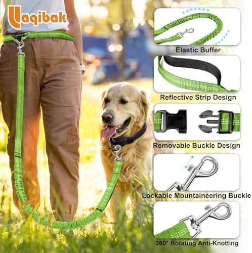Laqibak Hands Free Dog Leash,Adjustable Waist Leash for Dog,4.2-6.7 Feet - Image 6