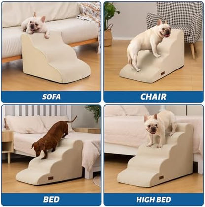 Aodisman Dog Stairs for High Bed,5-Step Pet Ramp for Small Dogs and Cats - Image 3